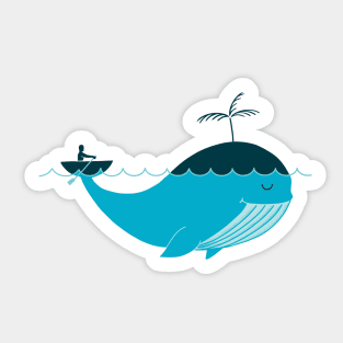 Whale navigation Sticker